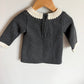 Grey Dress with Trim Detail / 12-18m