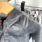 Bear Fleece Hoodie + Pants Set / 3-6m