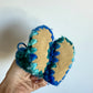 Blue Knit Slippers / 3-12m?