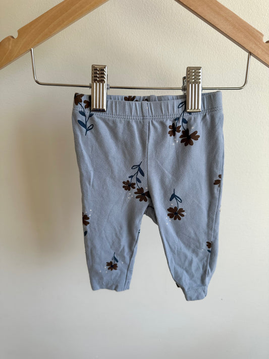 Floral Blue Pants / 3m