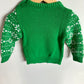 Santa Green Sweater / 18m