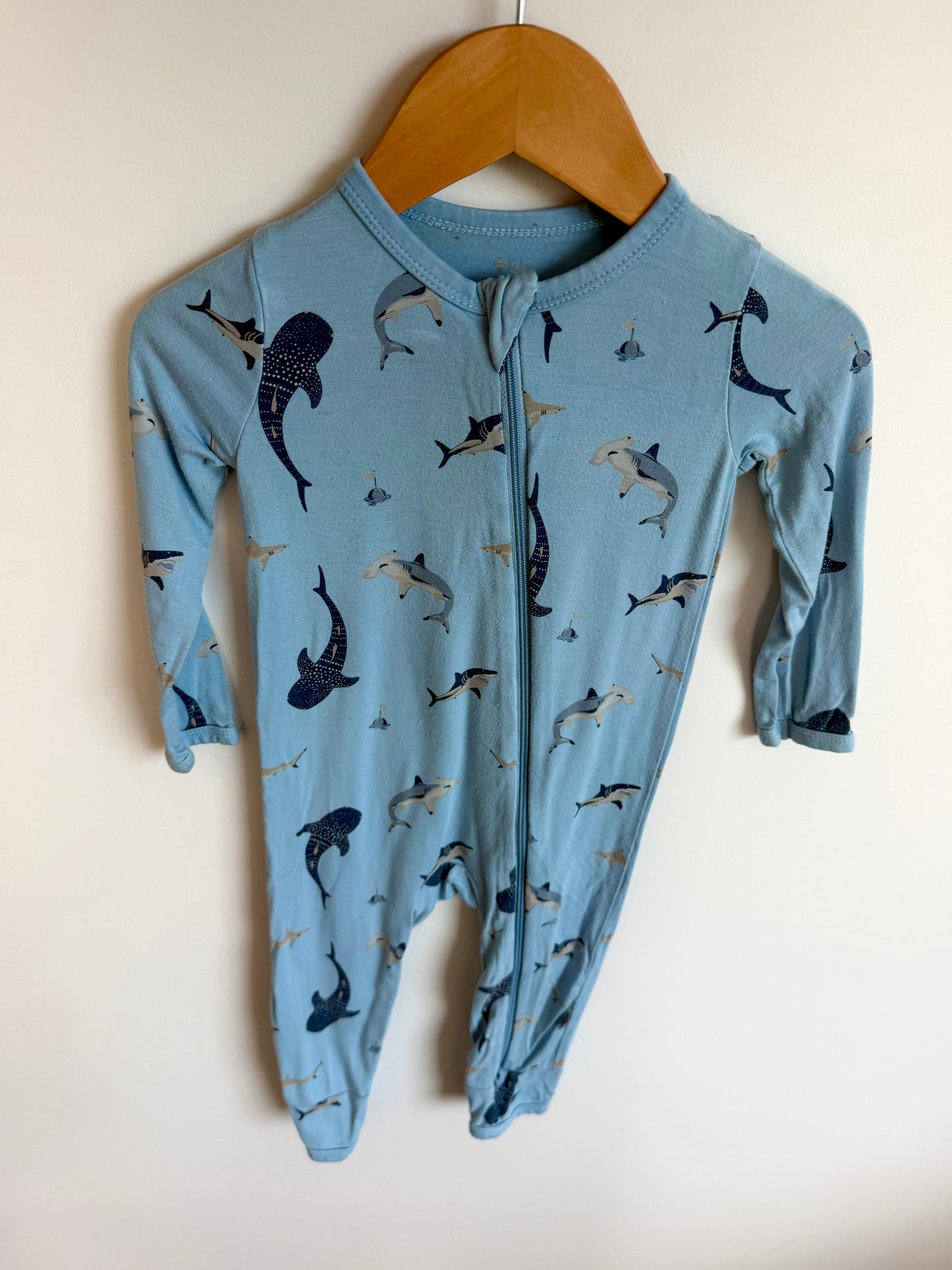 Kyte Blue Shark Sleeper / 18-24m