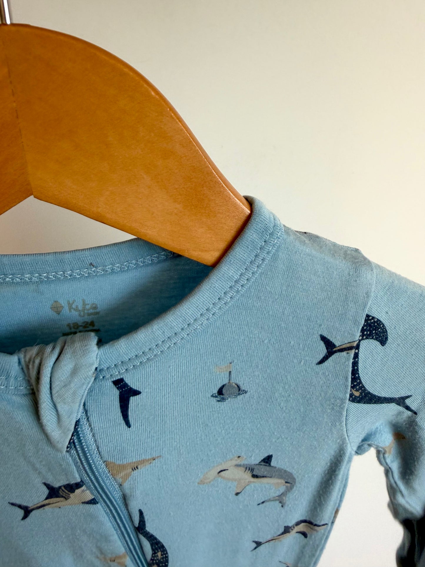 Kyte Blue Shark Sleeper / 18-24m