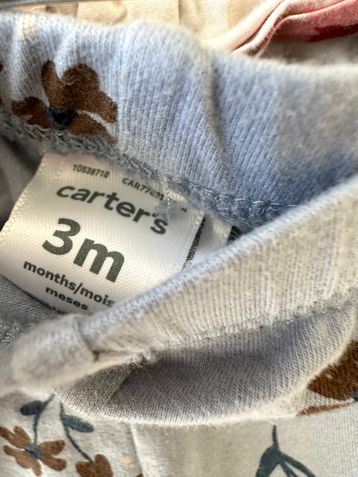 Floral Blue Pants / 3m