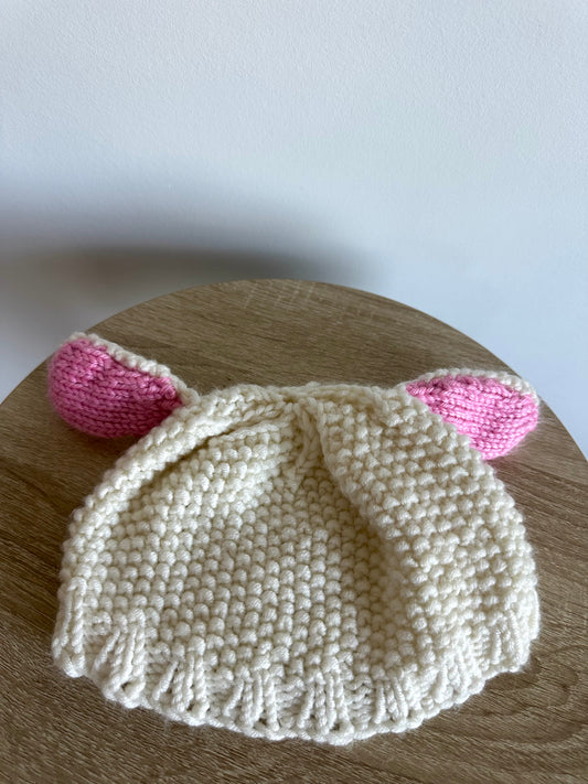 Knit Sheep Beanie / 12m?