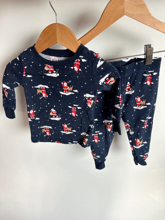 Santa HoHoHo Christmas PJ's / 12m