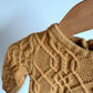 Mustard Cable Knit Sweater Dress / 12m
