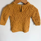 Mustard Cable Knit Sweater Dress / 12m