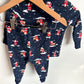 Santa HoHoHo Christmas PJ's / 12m