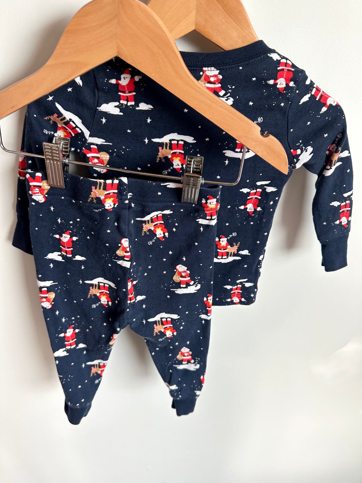 Santa HoHoHo Christmas PJ's / 12m