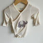 Bamboo Elephant Wrap Bodysuit / 0-3m