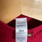 Red Eylet Cardigan / 3m