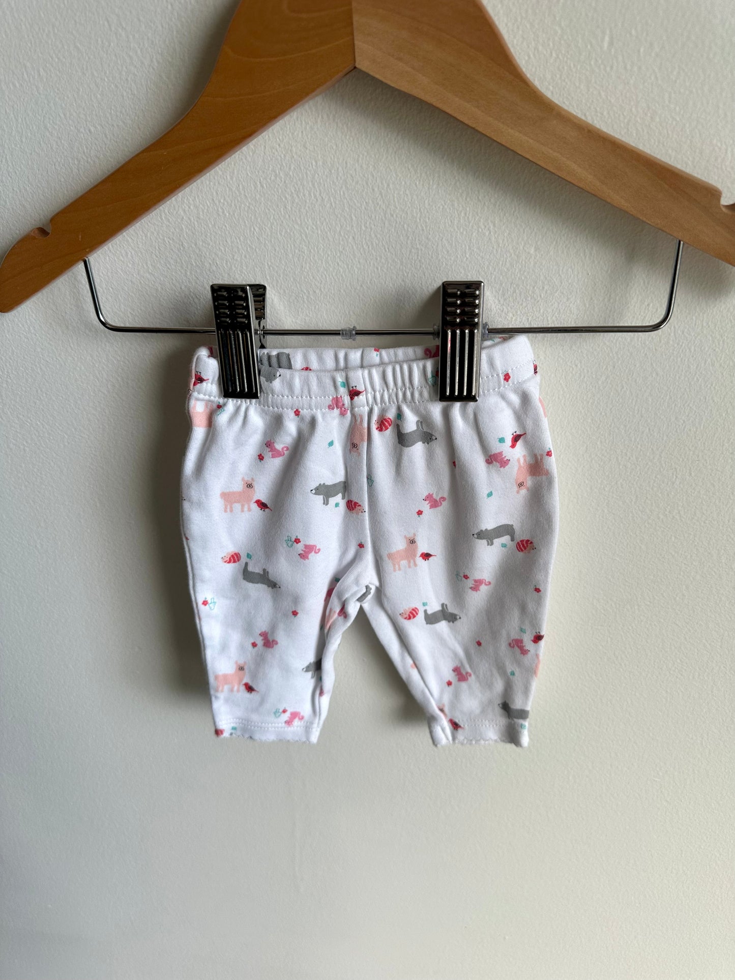 White Woodland Pants / 0m