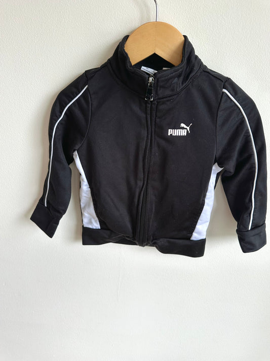 Puma Black Zip Up Sweater / 18m