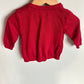 Red Christmas Snowman Sweater / 3-6m