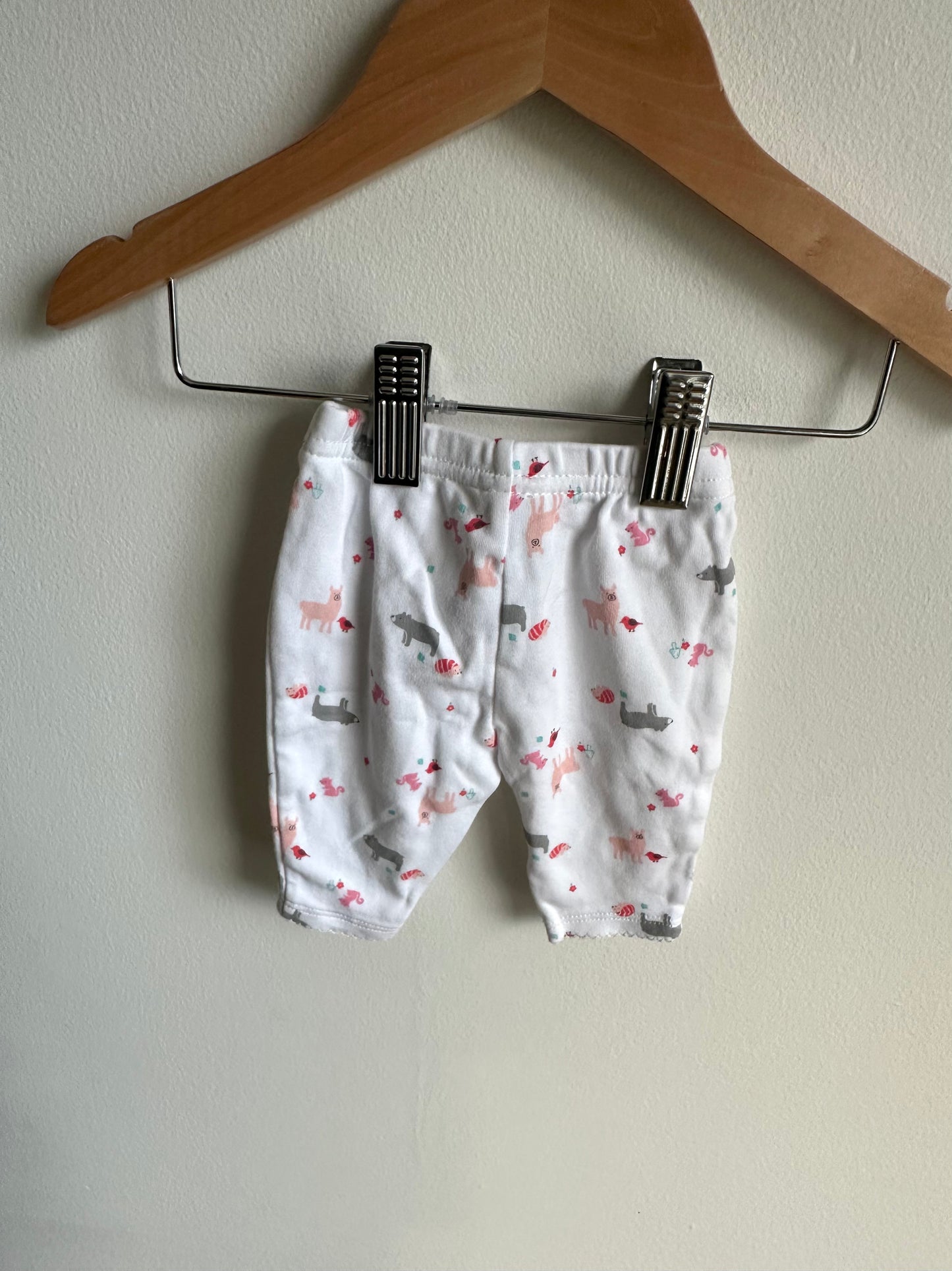 White Woodland Pants / 0m