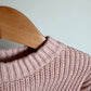 Pink Chunky Knit Sweater / 18m