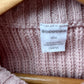 Pink Chunky Knit Sweater / 18m