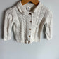 Eyelet Ruffle Collar Sweater / 18m