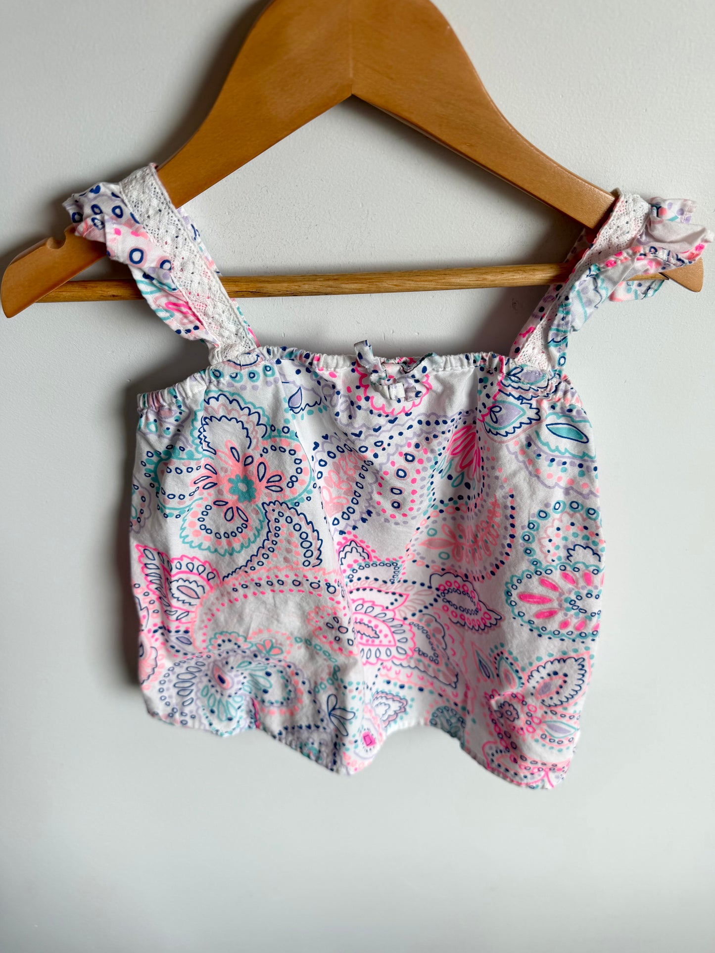 Flourishes Lines Tank Top / 4T
