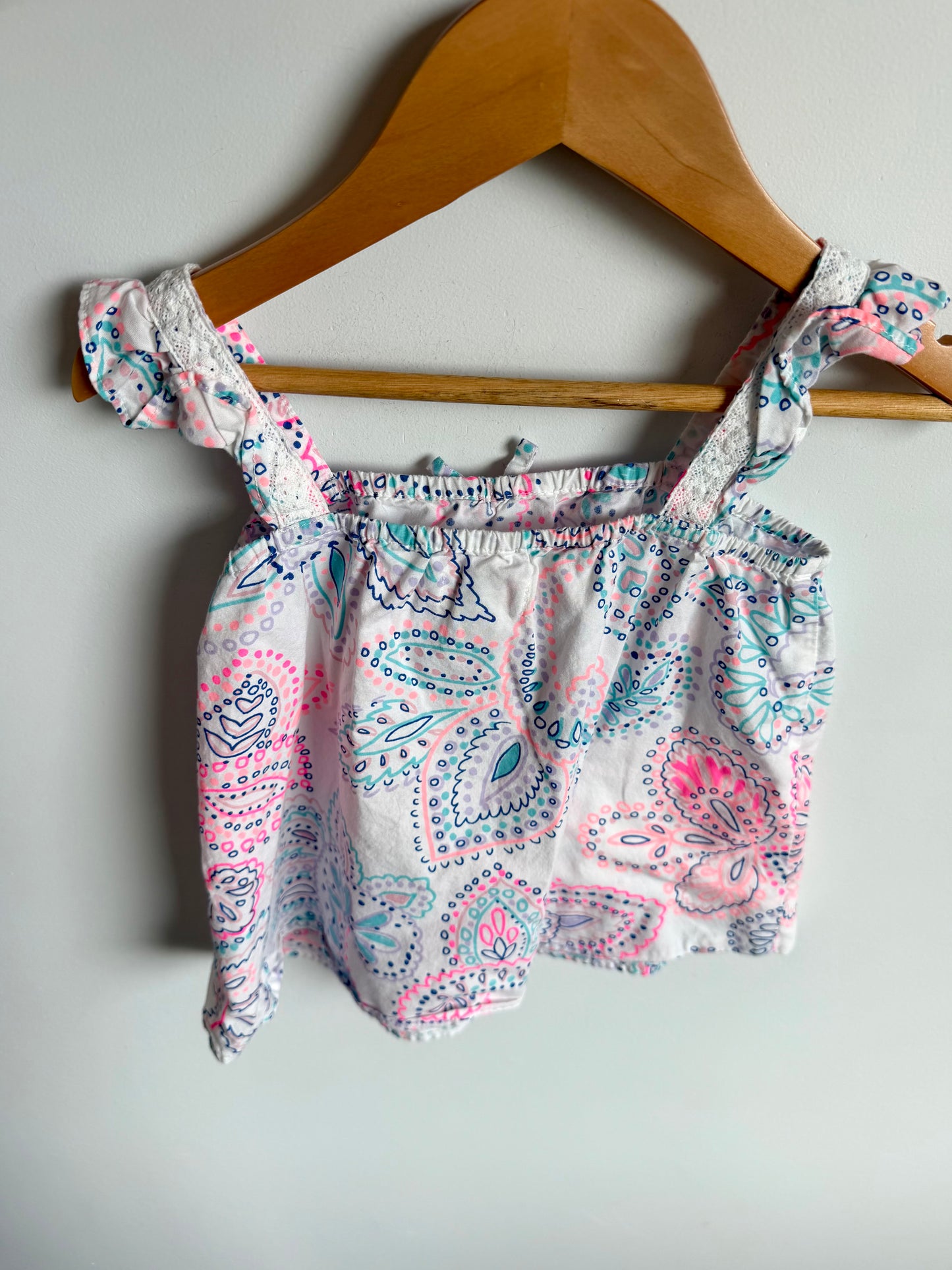 Flourishes Lines Tank Top / 4T