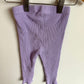 Periwinkle Ribbed Leggings / 18m