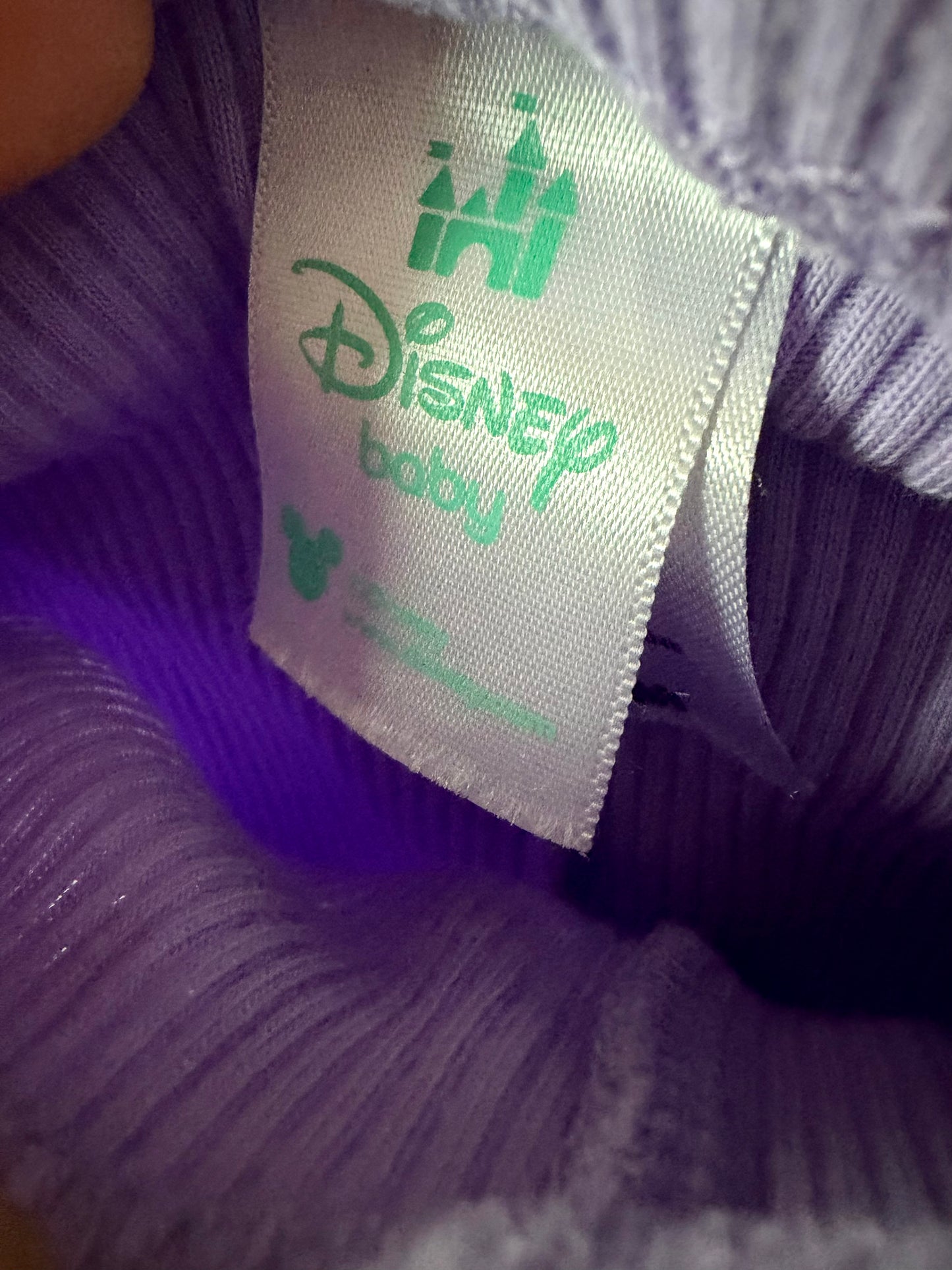 Periwinkle Ribbed Leggings / 18m