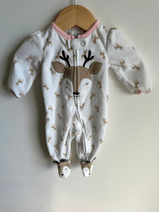 Reindeer Footed Sleeper / 0-3m