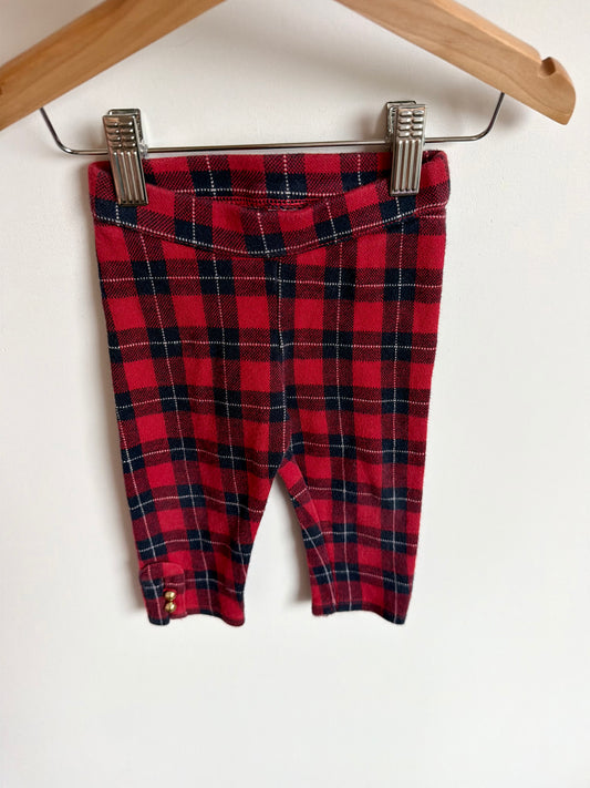 Janie and Jack Tartan Leggings / 12-18m