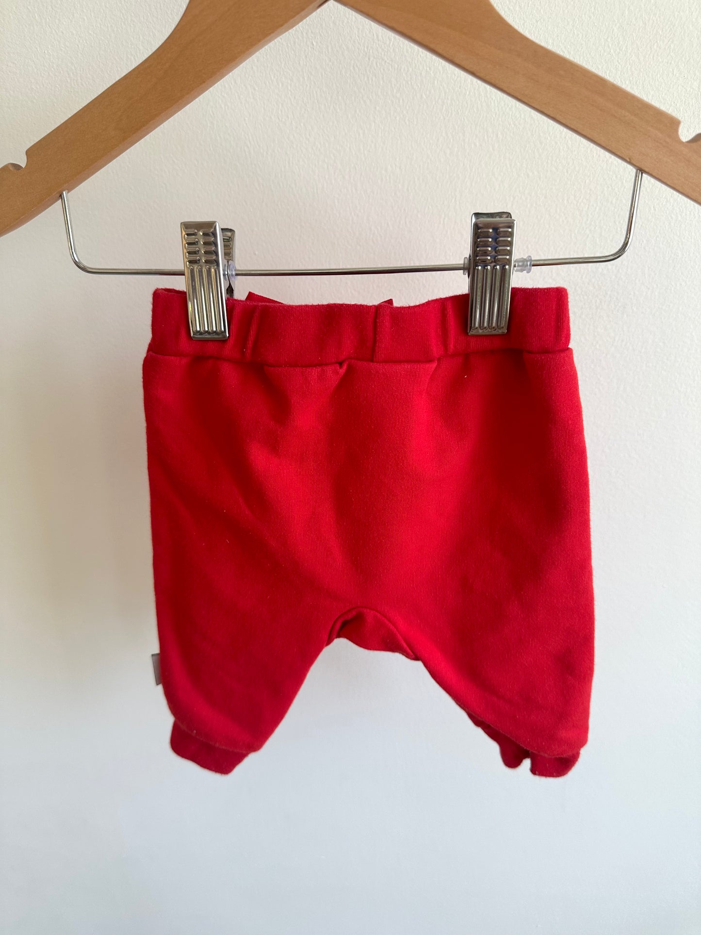 Red Bow Pants / 0-3m