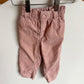 H&M Corduroy Pink Pants / 12-18m