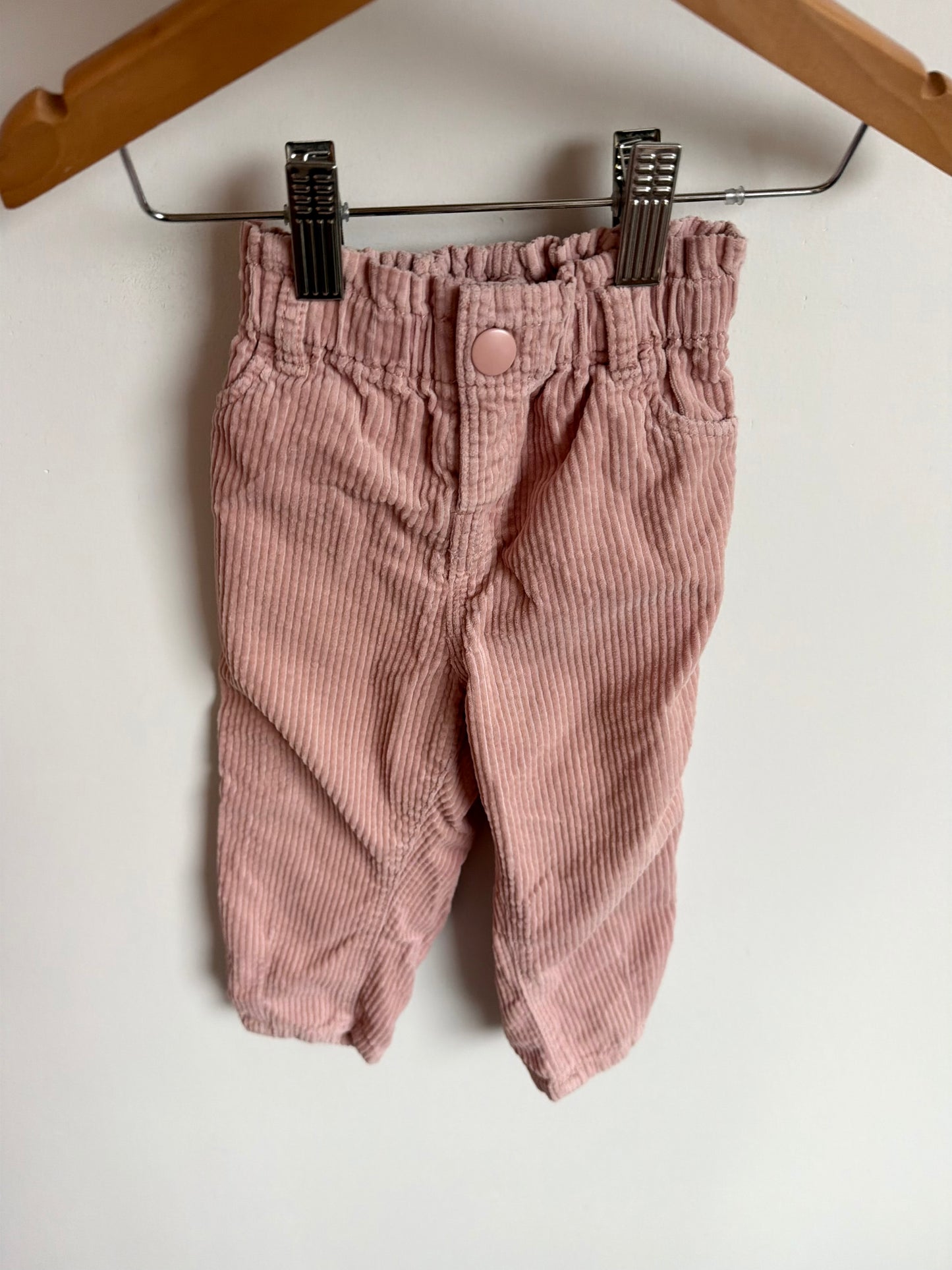 H&M Corduroy Pink Pants / 12-18m