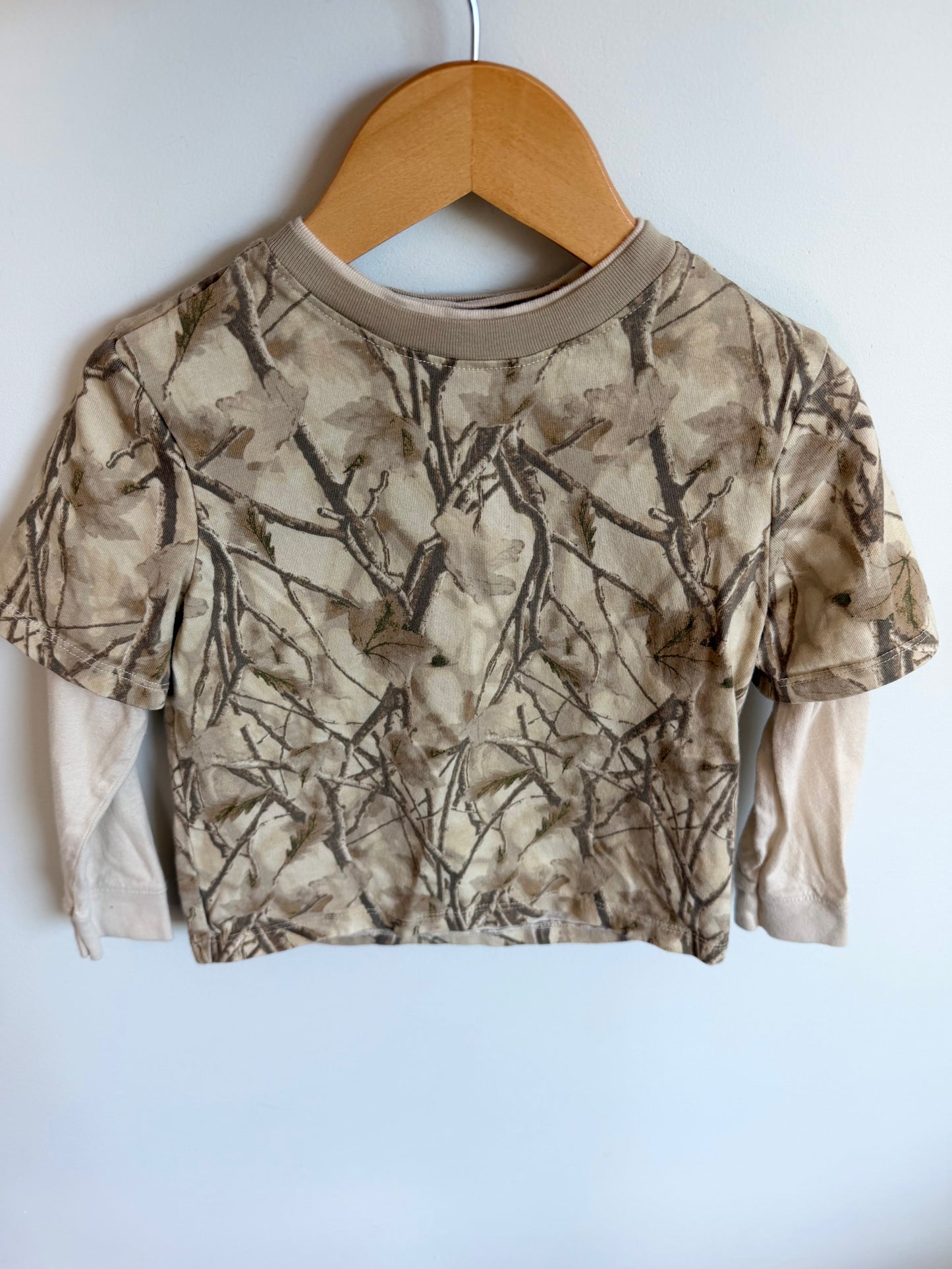 Camo Layered Long-sleeve / 4T