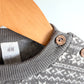Grey Cheveron Sweater / 18-24m