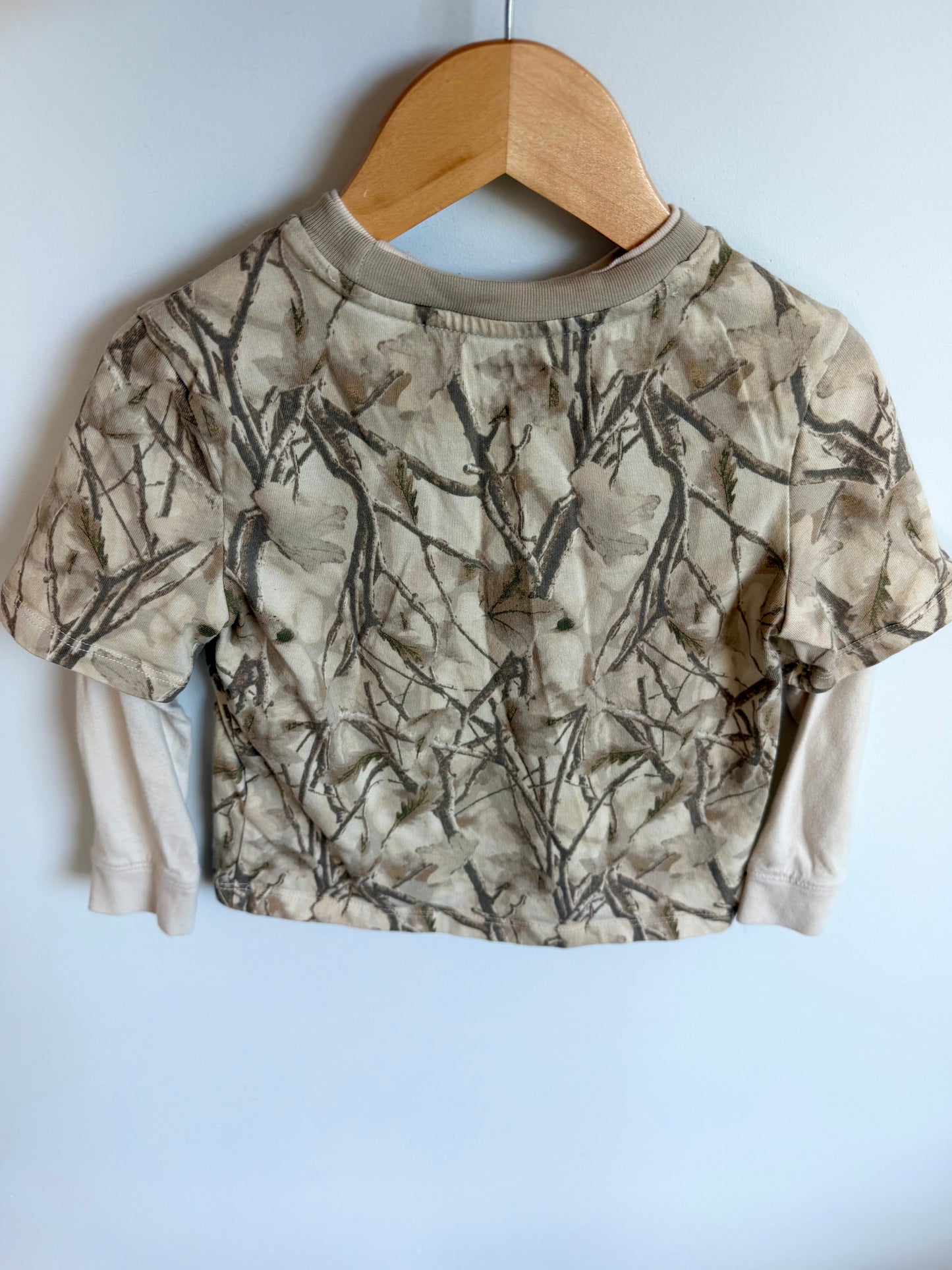 Camo Layered Long-sleeve / 4T