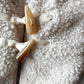Cream Hood Pocket Vest / 24m