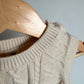 Cable Knit Heart Vest / 12-18m