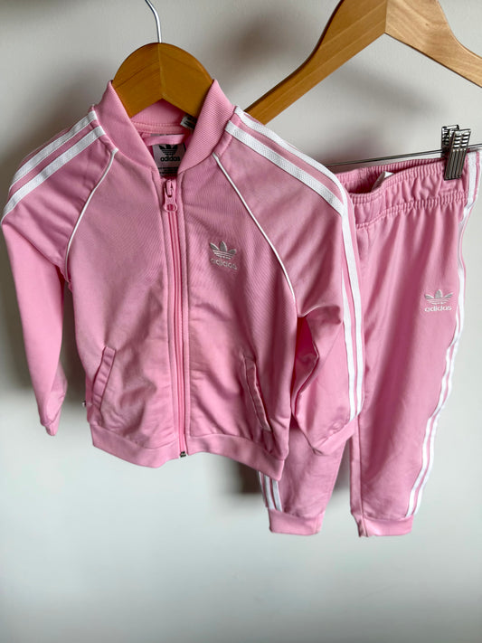 Adidas Pink Track Set / 4T