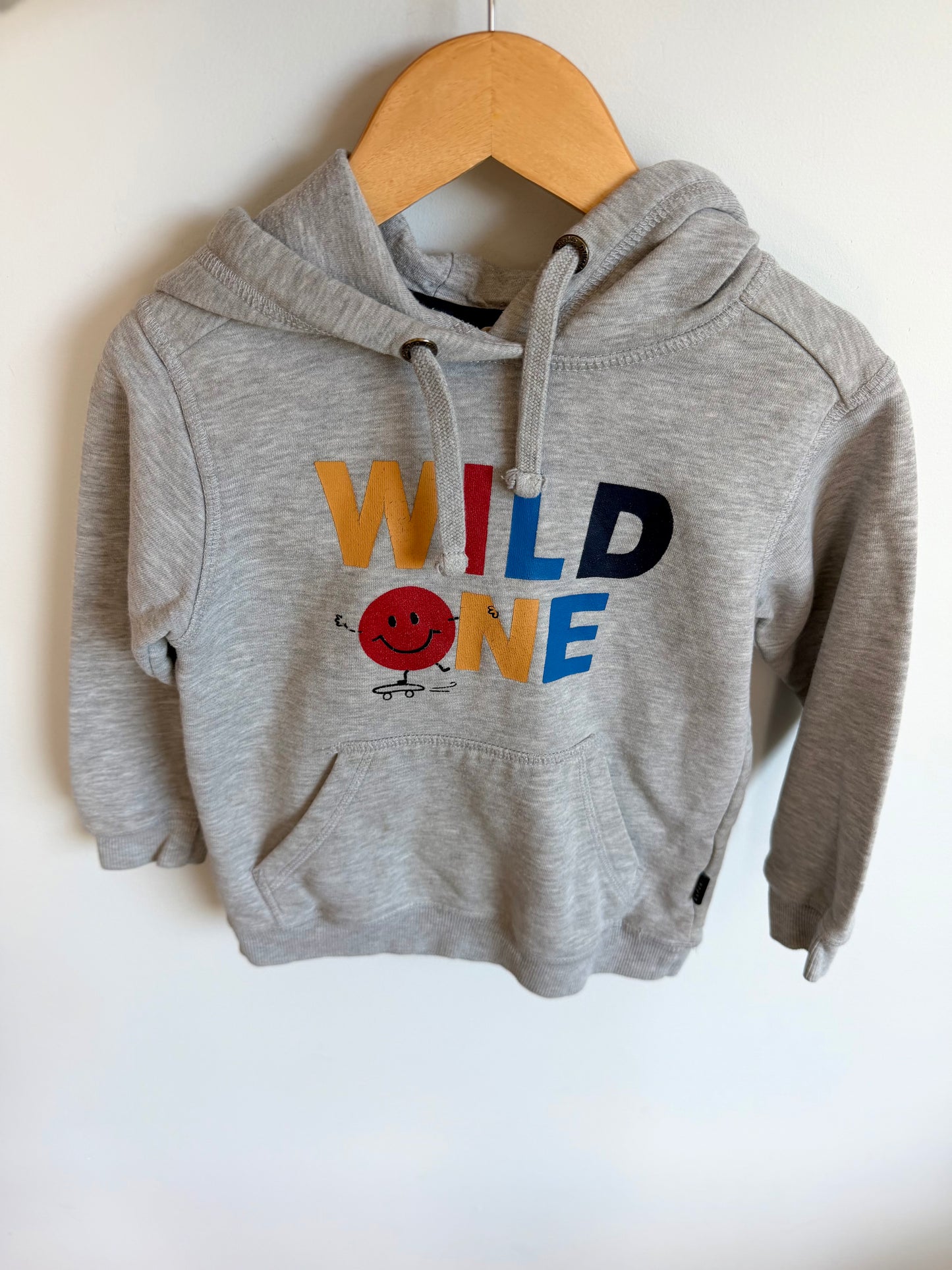 Wild One Grey Hoodie (PLAY) / 4T