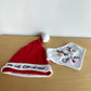 My First Christmas Hat + White Bib / 4-12m?