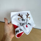 My First Christmas Hat + White Bib / 4-12m?