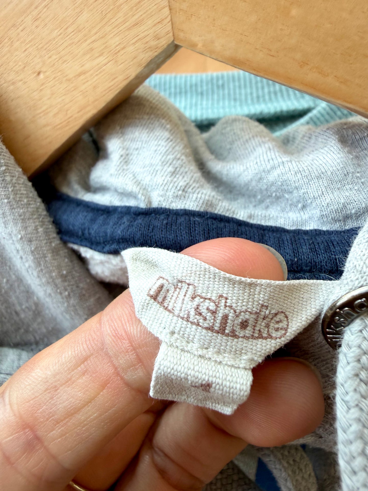 Wild One Grey Hoodie (PLAY) / 4T