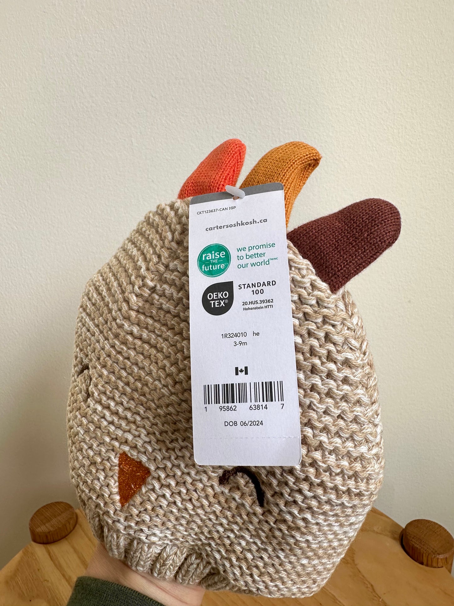 Chicken Toque (With Tags) / 3-9m