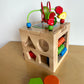 Activity Wooden Clock Cube (No Shipping)