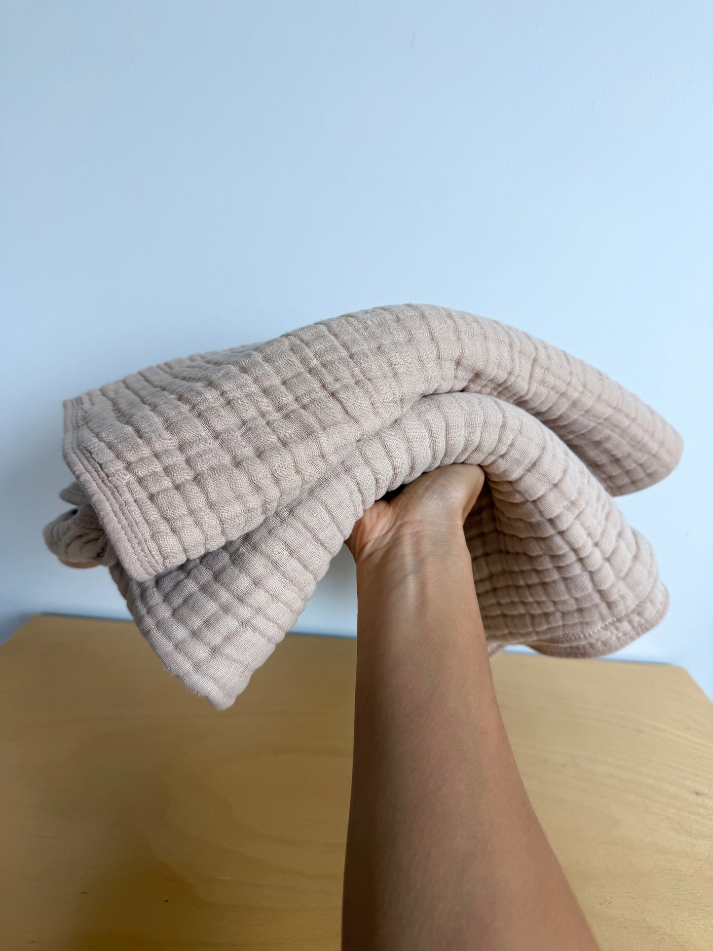 Cotton Tan 2 Baby Towels (No Shipping)