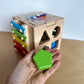 Activity Wooden Clock Cube (No Shipping)