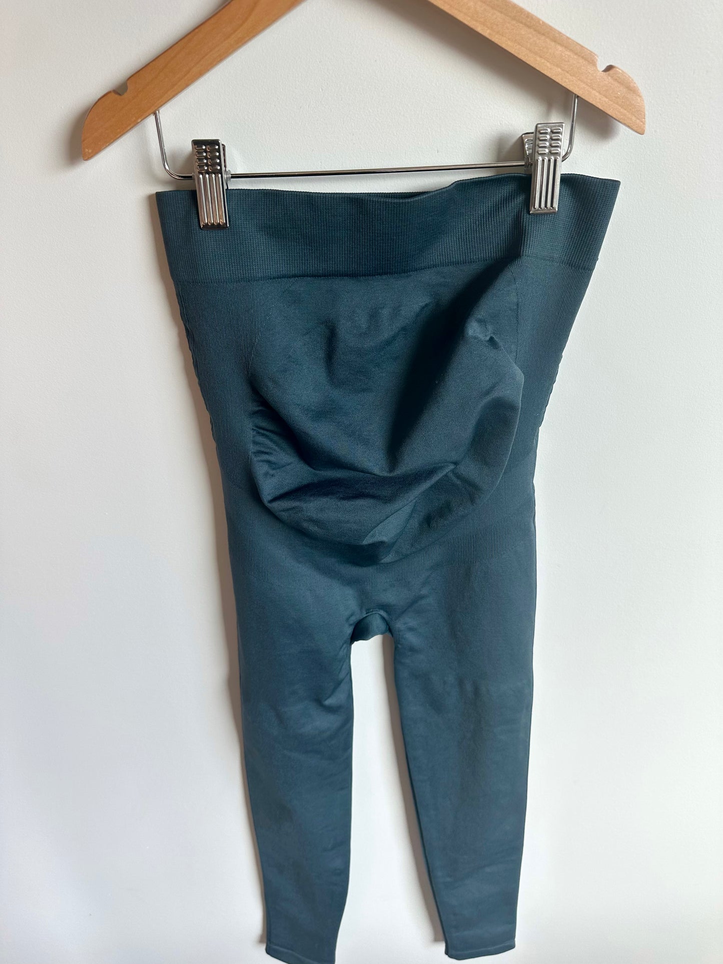 Dark Teal Maternity Leggings / S