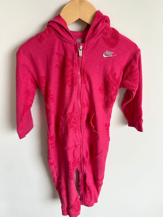 Nike Magenta Hood Jumpsuit / 24m