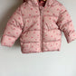 Heart Puffer Pink Jacket / 12-18m