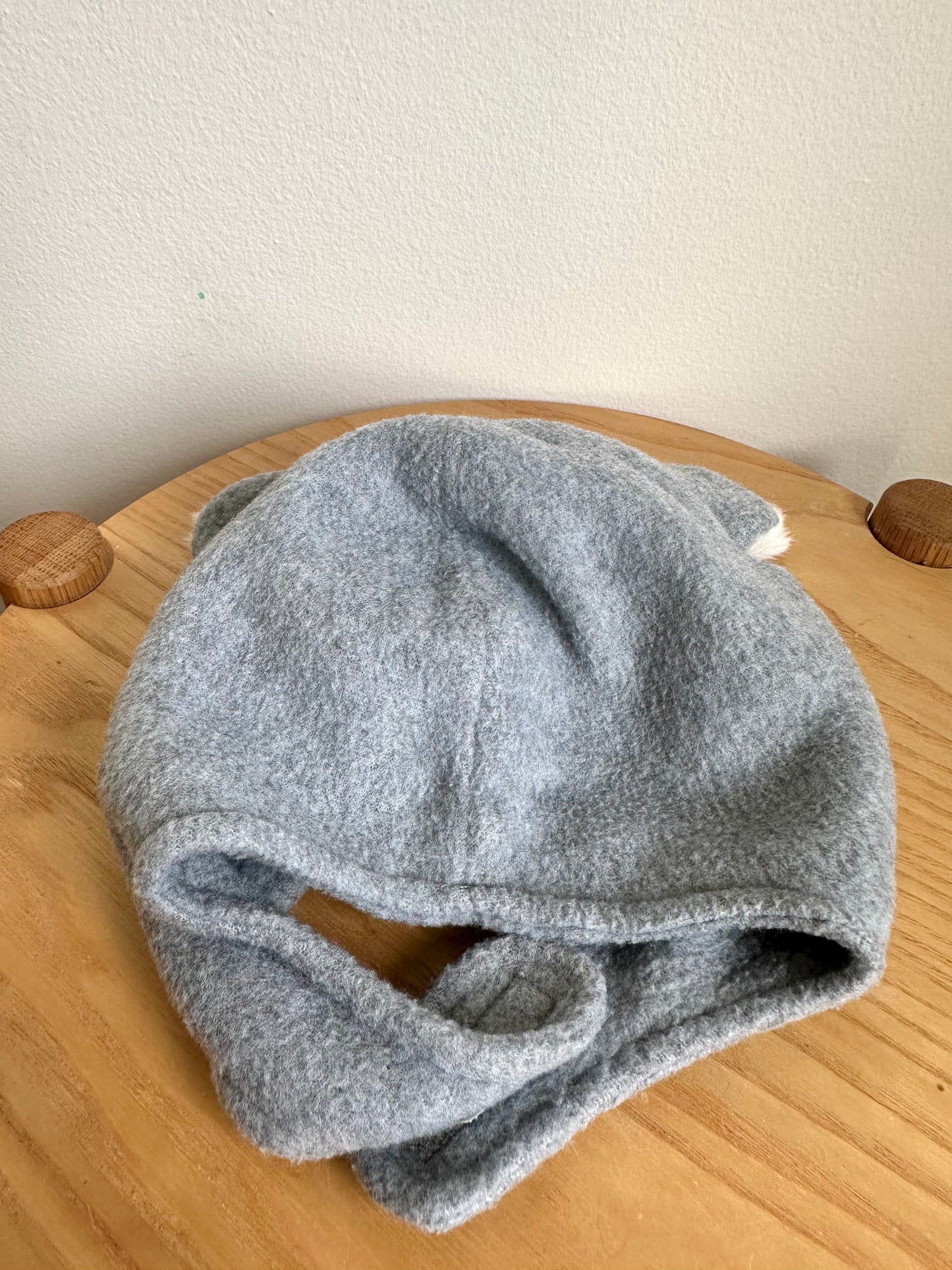 Grey Animal Ear Toque / 0-6m